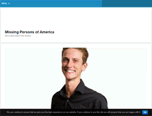 Tablet Screenshot of missingpersonsofamerica.com